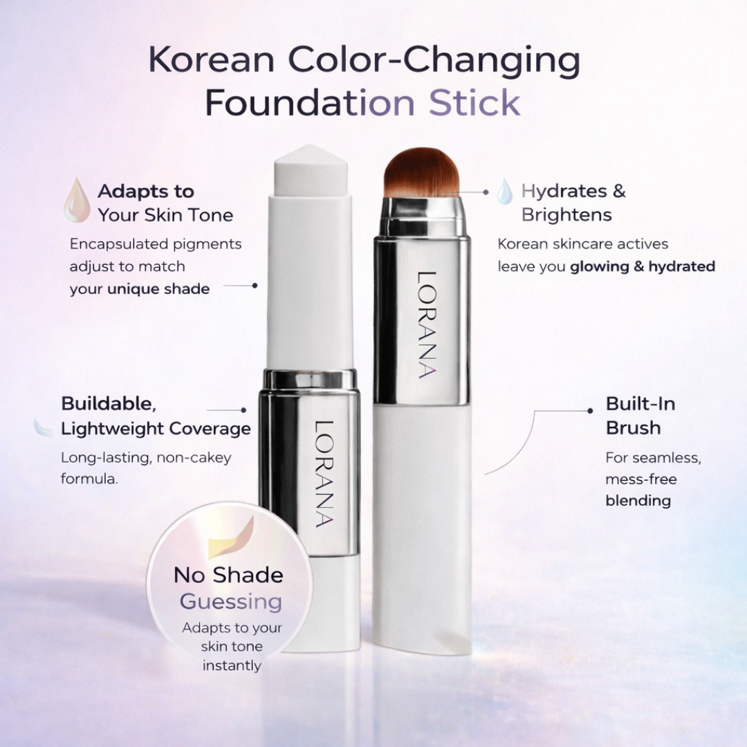 Korean Color-Changing Foundation Stick